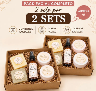 Pack Facial Set x2 – 2 Packs Faciales Completos